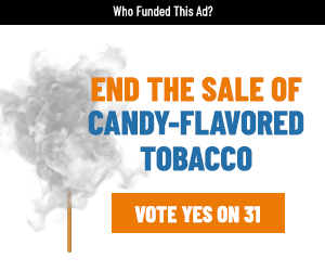 End the Sale of Candy Flavored Tobacco Ad